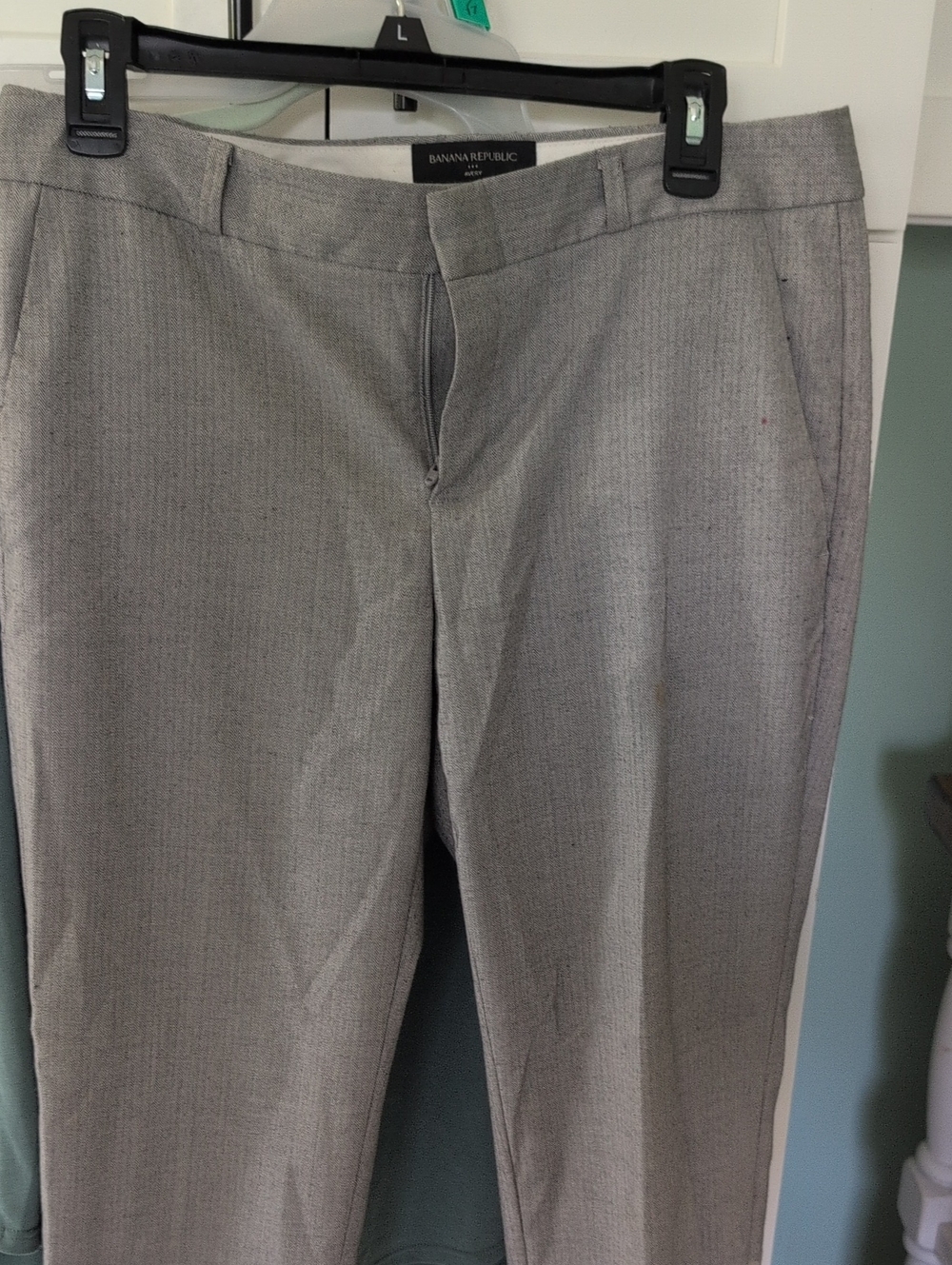 Banana Republic Light Gray Professional Dress Pants